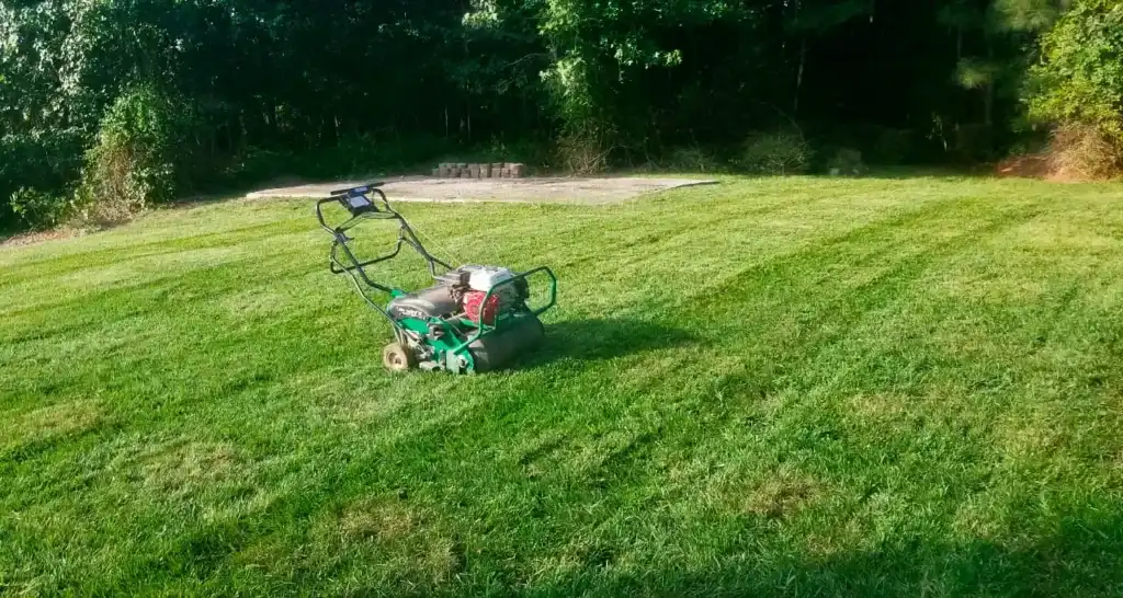 Aeration martinez brothers nc landscaping