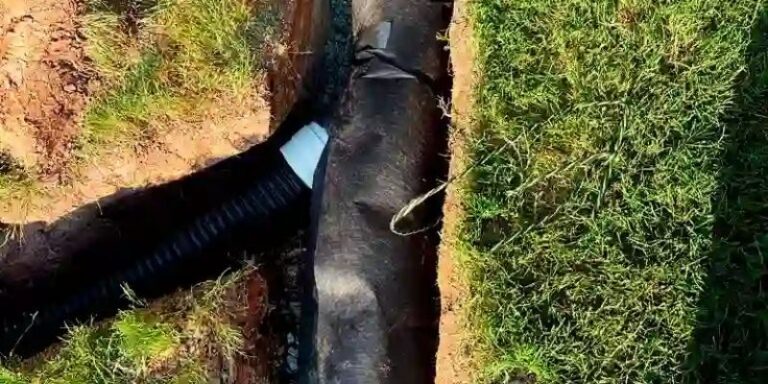 Channel Drain Installation