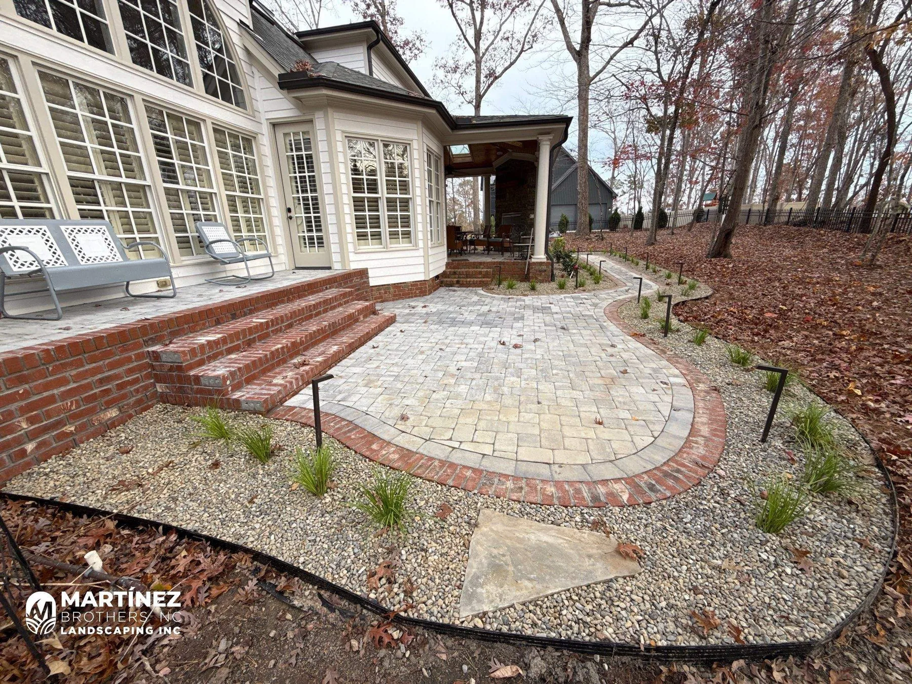 Paver patio outdoor living idea